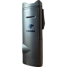 Cohiba 3 Torch Pürmüz Gunmetal Puro Çakmağı