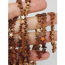 Yaşam Tohumu Hematit Taşı Yıldız Şekilli 2.5*6mm Dizi (56044)