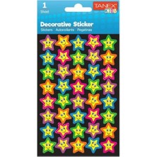 Tanex TNX-25027 Puffy Gulen Yıldız Stıcker