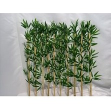 Erhan Flowers 10 Adet 120 cm Yeşil Yapay Bambu Tek Dal Gerçekçi Görünüm ile Ev & Ofis Dekorasyonu