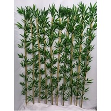 Yapay Yapraklı Bambu Çubuğu 90 cm 10 Adet