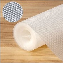 Eva Kaymaz 45CM x 10 Metre Şeffaf Kaymaz Raf Dolap Içi ve Çekmece Içi Örtüsü