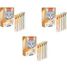 Wanpy Digiworld Kedi Ödül Sıvısı Karışık Ton-Karides-Tavuk-Balık-Somon 75 Adet x 14 Gram