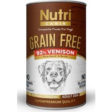 Nutri 400GR Canin Tahılsız Geyik Etli & Tatlı Patatesli Köpek Konservesi
