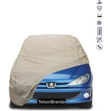 ULTRASHOP Peugeot 206 Sw (2002 - 2007) Araba Brandası Su Geçirmez Branda Miflonlu Premıum Oto Branda