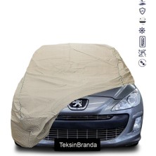 ULTRASHOP Peugeot 308 1 (2007 - 2013) Araba Brandası Su Geçirmez Branda Miflonlu Premıum Oto Branda