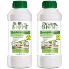 2'li Mr. Wipes Konsantre Çok Amaçlı Temizleyici Beyaz Çıçek Kokulu 1000 ml