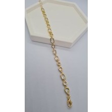 Özel Seri Beyaz Baget Taşlı Bileklik