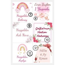 Yavuz Bebek Hediyesi Doğum Günü Bebek Mevlüt Bubble Mum 15 Adet