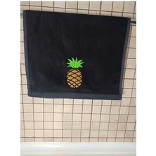 Ananas Işlemeli 2li Mutfak Havlu Seti