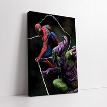 Green Goblin Vs Spider Man Kanvas Tablo