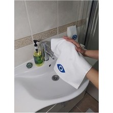 Nazar Boncuğu Nakışlı 3lü Mutfak Havlusu Seti