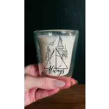 Caga Home  Pinterest Çift Cidarlı Harry Potter Temalı Ölüm Yadigarları Görselli Kahve Bardağı Cam Bardak