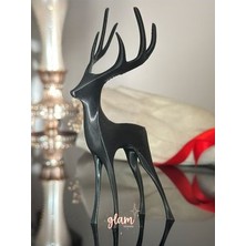 Glam Dekorasyon Geyik Dekoratif Biblo Figür, Hediyelik Ev Dekorasyon, 15  cm