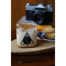 Caga Home  Pinterest 3 Adet Harry Potter Hogwards 9/3 Çeyrek ve Ölüm Yadigarları Kahve Bardağı Cam Bardak