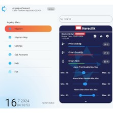 Argekip Poe Uyumlu  Sıcaklık Ölçüm Cihazları , Dijital, Ortam Sıcaklık Kaydedici/ Termometre