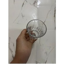 Seven7 Cam Ayaklı Kahve Yanı Bardağı Adet 13Cm