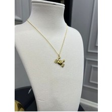 Gold Renk Çelik Yengeç Kolye