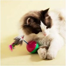 Kedi Oyuncağı Fare Desenli Hacıyatmaz