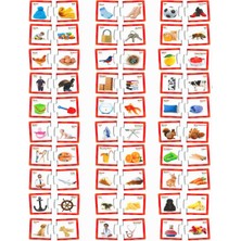 Eğitici Ilişki - Bağlantı Kurma Bulmaca Eşleştirme 2-6 Yaş - Eğlenceli Resimli Puzzle Zeka Kartları