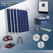 Matech 3 Kw Maxı Solar Paket Sistem (3000W/GÜN)