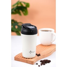 Penguen PENGUEN-3046 Beyaz Mug Termos 400ML