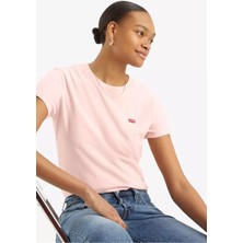 Levi's Levis Bisiklet Yaka Pembe Kadın T-Shirt A4917-0006