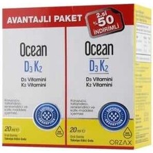 Orzax Ocean D3K2 20 ml + 20 ml Oral Damla
