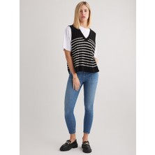 JUST UNIQUE DENIM J.U.D Miranda 156 Normal Bel Mavi Skinny Jeans Kadın