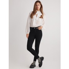 JUST UNIQUE DENIM J.U.D Miranda 96 Normal Bel Siyah Skinny Jeans Kadın