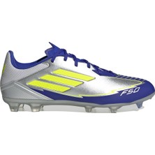 adidas F50 League Messi Erkek Gri Çim Saha Kramponu.-