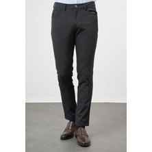 İmza Koyu Antrasit Esnek 5 Cep Casual Slim Fit 5 Cep Pantolon 1003245161
