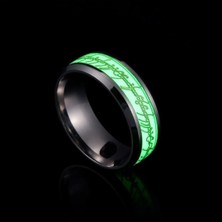 Herşey Nota Yüzüklerin Efendisi Tungsten Güç Yüzüğü Kolye Glowing 1 Adet