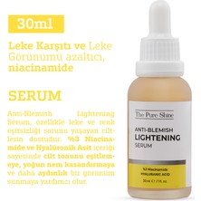the pure shine Leke Karşıtı Niacinamide Cilt Bakım Serumu 30 ml (Niacinamide 3% + Hyaluronic Acid)