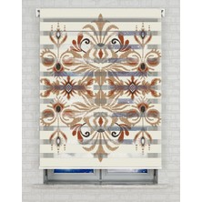 AD Home Suluboya Baskılı Zebra Perde - Gece Gündüz - Salon Perdesi, Mutfak Perdesi, Yatak Odası Perdesi | Kokusuz Mürekkeple Basılmış  Zebra Perdeler ile Sende Tarzını Yansıt! | 1 Dakikada Pratik Montaj