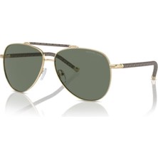 Michael Kors MK 1146 10143H 56 Portugal Kadın Pilot Gold Metal Güneş Gözlüğü