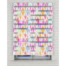 AD Home Renklerin Geçişi Baskılı Zebra Perde - Gece Gündüz - Genç Odası Perdesi | Kokusuz Mürekkeple Basılmış  Zebra Perdeler ile Sende Tarzını Yansıt! | 1 Dakikada Pratik Montaj