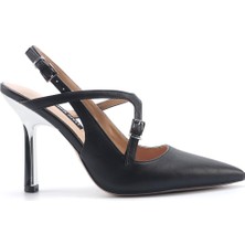 Nine West Elıana 5fx Siyah Kadın Topuklu Ayakkabı