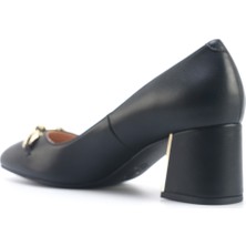 Nine West Ento 5fx Siyah Kadın Topuklu Ayakkabı
