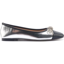 Nine West Hollya 5fx Gümüş Kadın Babet