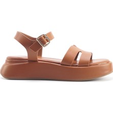 Nine West Velart 5fx Taba Kadın Kalın Taban Sandalet