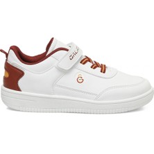 Beyaz Gs Cena Pu F 5fx Erkek Çocuk Sneaker Düz Topuk ve PVC Malzeme ile Şık Tasarım