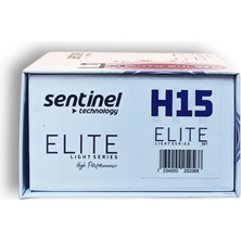 Sentinel H15 LED Xenon Uzun ve Gündüz - Şimşek Etkili - Arıza Yakmaz – Elite Serisi 12V Beyaz