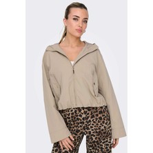 Only ONLBEALO HOOD JACKET CC O Ekru Kadın Ceket