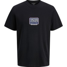 Jack & Jones Jormargate Tee Ss Crew Siyah Erkek Çocuk Kısa Kol T-Shirt
