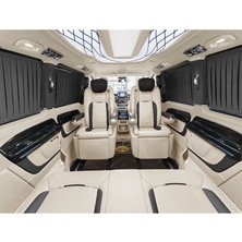 Mops Mercedes - Benz Vito Extra Uzun Plise Vip Perde Alcantra