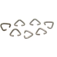 İpek Hobi  11x14 Mm Anahtarlık Bağlantı Üçgeni, Nikel Kaplama 150 Gr