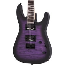Fender Jackson Js Dinky Arch Top JS32Q Dka Ht Amaranth Klavye Transparent Purple Burst Elektro Gitar