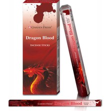 Garden Fresh Dragon Blood (Ejder Kanı) Kokulu Altıgen 1 Paket (20 Adet) Çubuk Tütsü