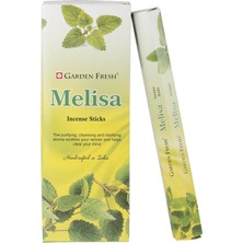 Garden Fresh Melisa Kokulu Altıgen 1 Paket (20 Adet) Çubuk Tütsü